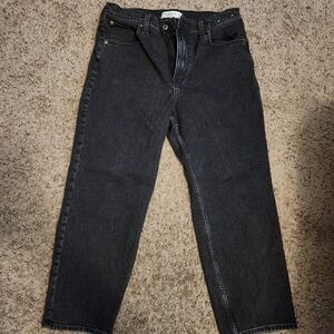 Abercrombie & Fitch Black Relaxed Jeans